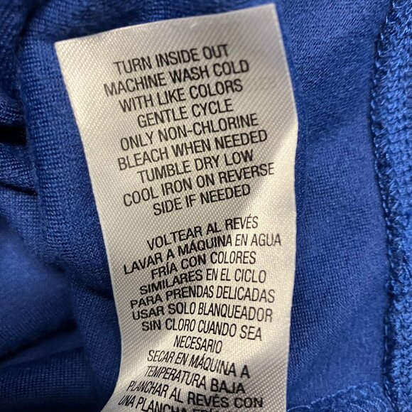 NWOT Basic Editions Dark Blue Buttery Soft Top Large - Picture 3 of 6